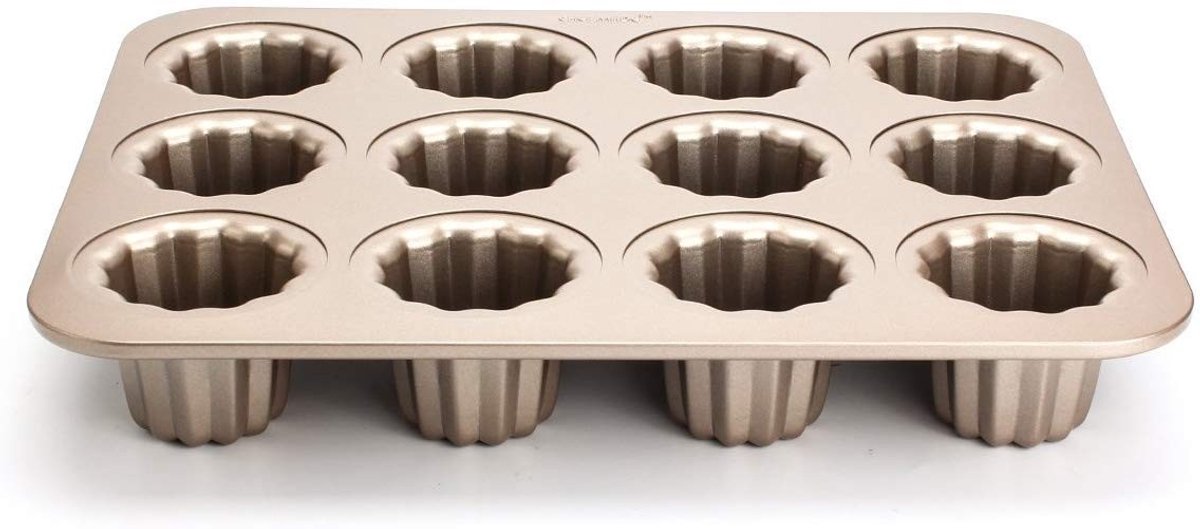 Omgoods - 12 Cavity Cupcake Bakvorm - Nonstick Carbon Steel