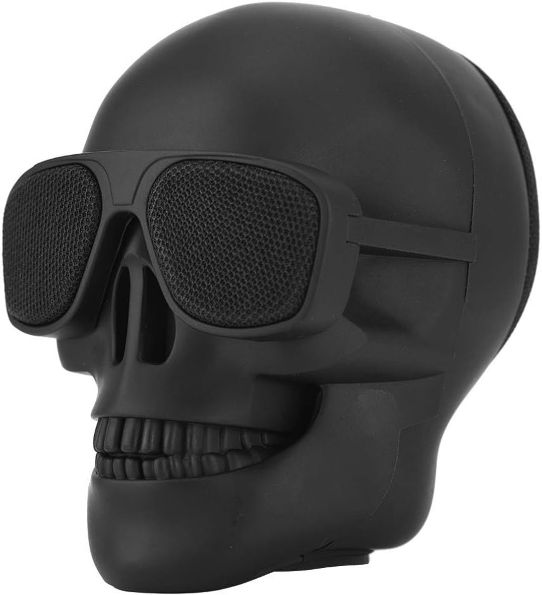 SnelShoppen - Bluetooth Speaker Skull Hoofdvorm Draadloze Mini Speaker HD Stereo Geluid met Versterkte Bas voor Feest, Camping en Buitenactiviteiten