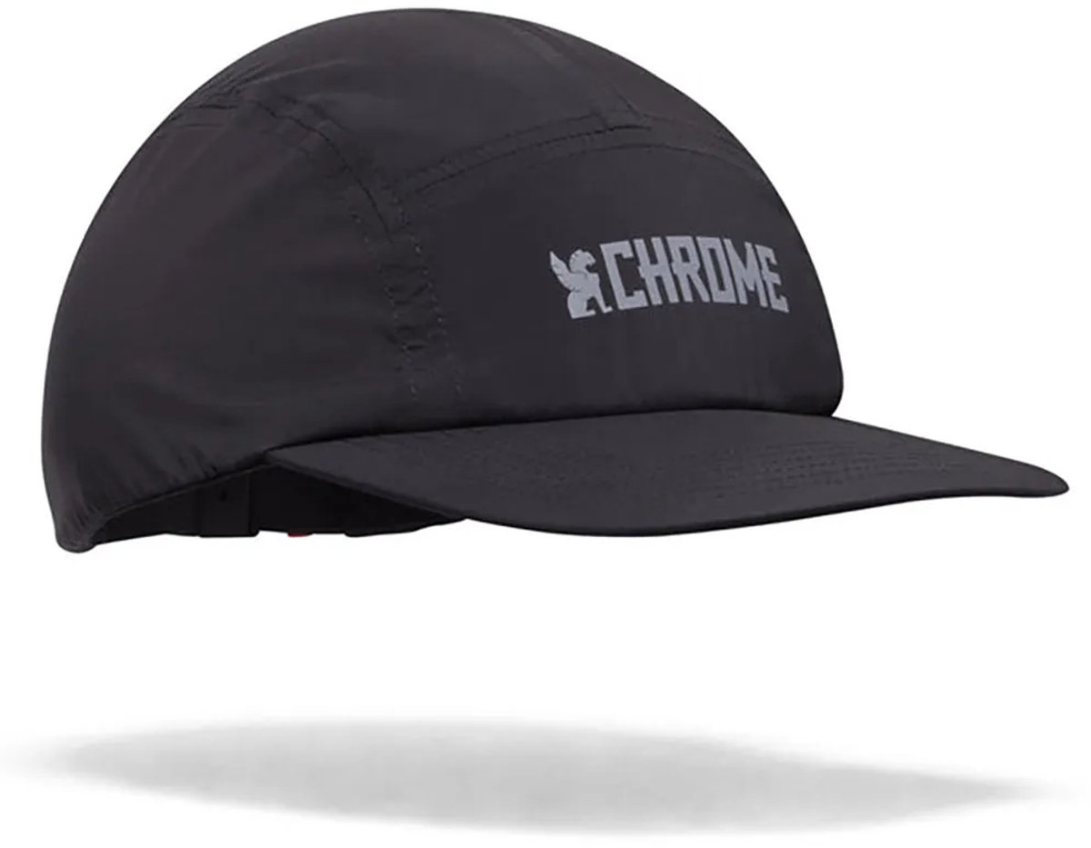 Chrome Five Panel Pet Zwart