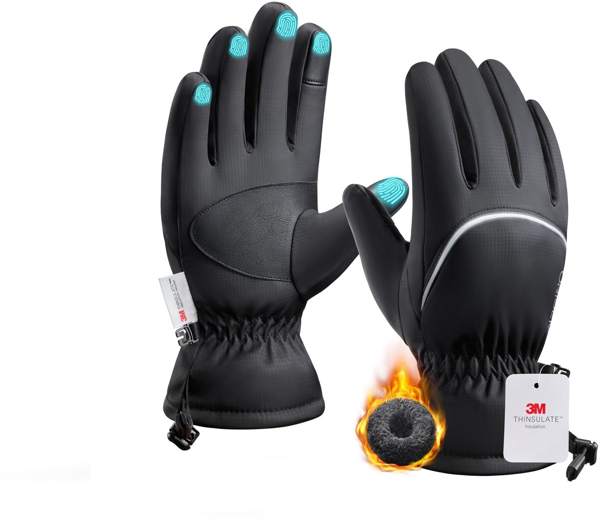 Omgoods - Winter Warm Waterproof Gloves - Thermische Handschoenen voor Skiën en Wandelen