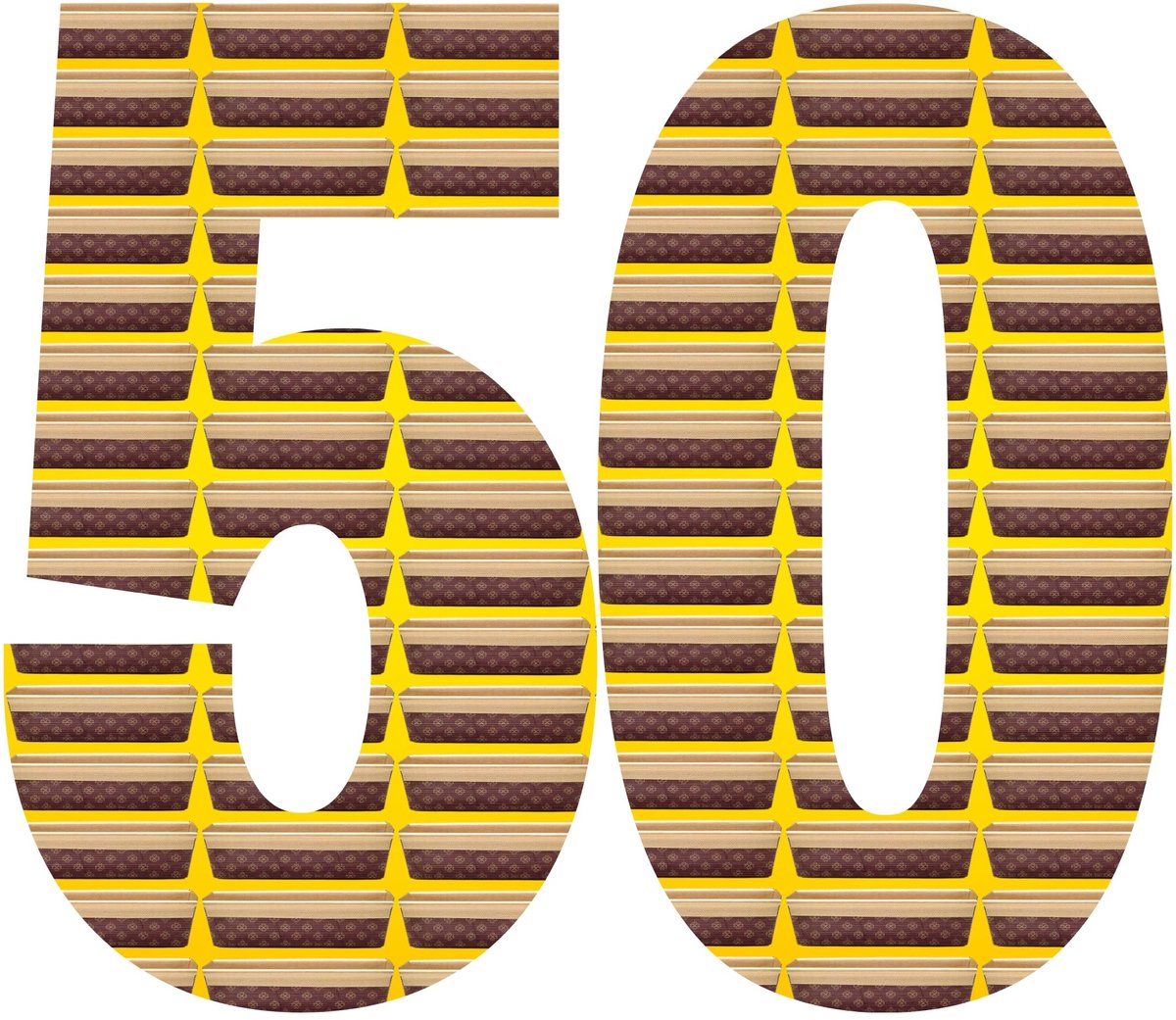 Omgoods - Bakvorm voor Pruimentaart - 50 Stuks Ovenbestendige Bakmallen van Papieren Materiaal