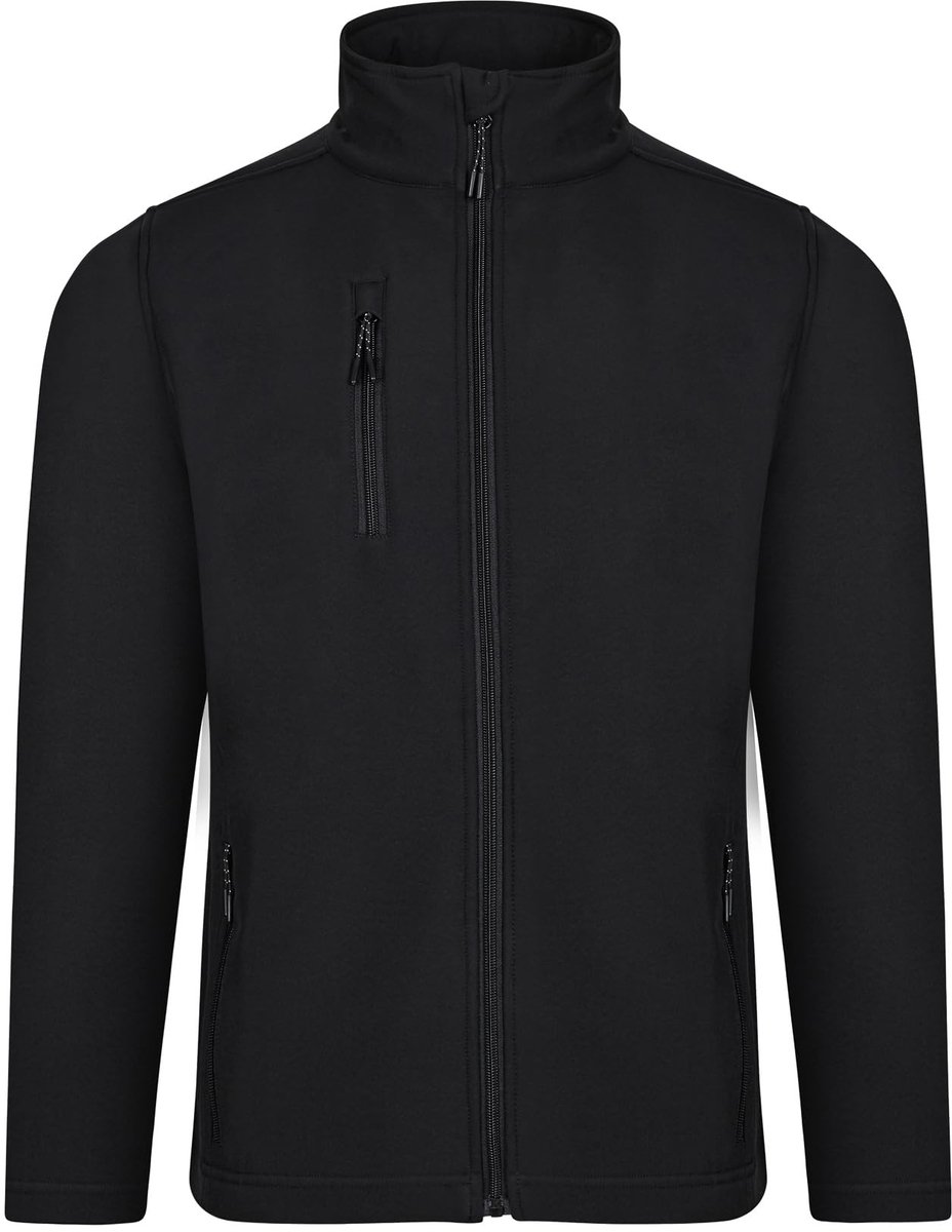 Omgoods - Richmond Unisex Softshell Jacket - Zwart XL