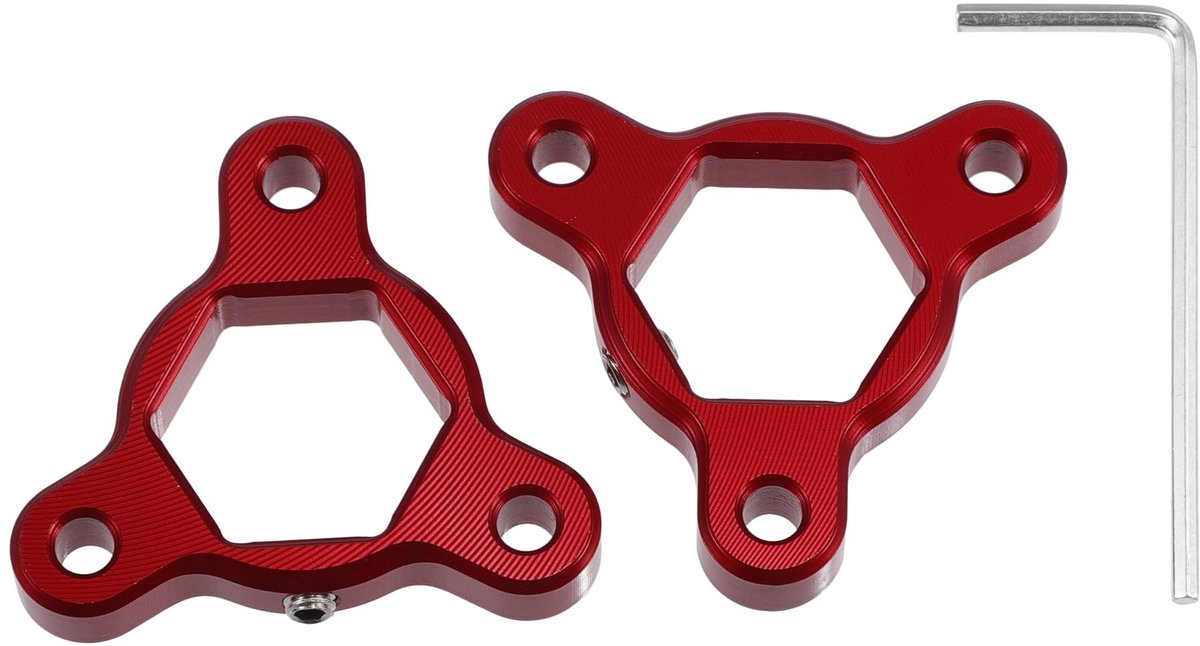 Omgoods - Aluminium Racing Motorfiets Voorvork Verstelbare Laders - Pack van 2