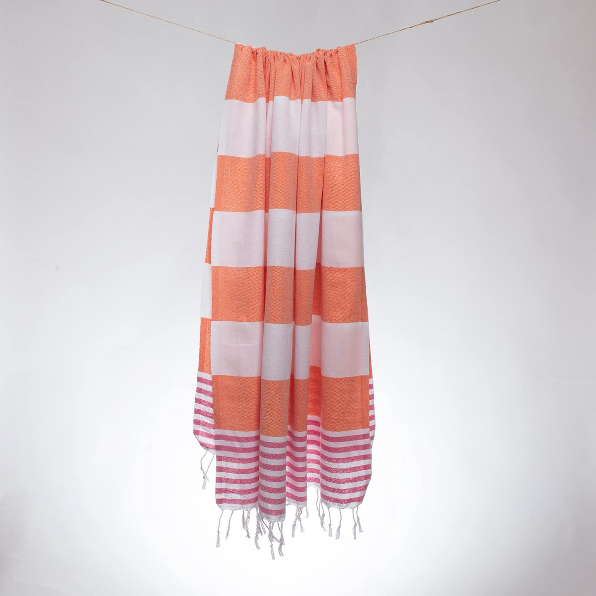Omgoods - Turkse Handdoek 100x180 cm, Sneldrogend en Absorberend voor Strand en Bad