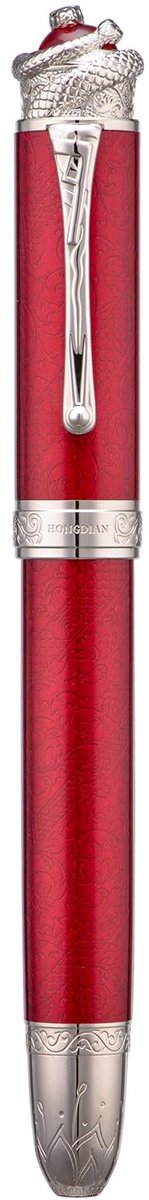 Omgoods - N25 Piston Fountain Pen - Extra Fine Nib, Stereoscopic Carving Design