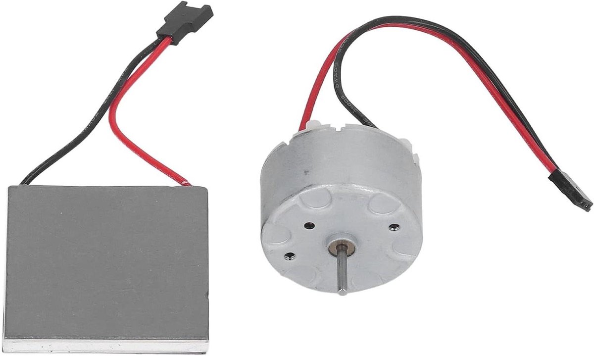 Haardventilator Motor - Kachelventilator Vervanging - Thuisverwarming Herstellen - Warmteaangedreven - 1 Motor 1 Blad - Metaal