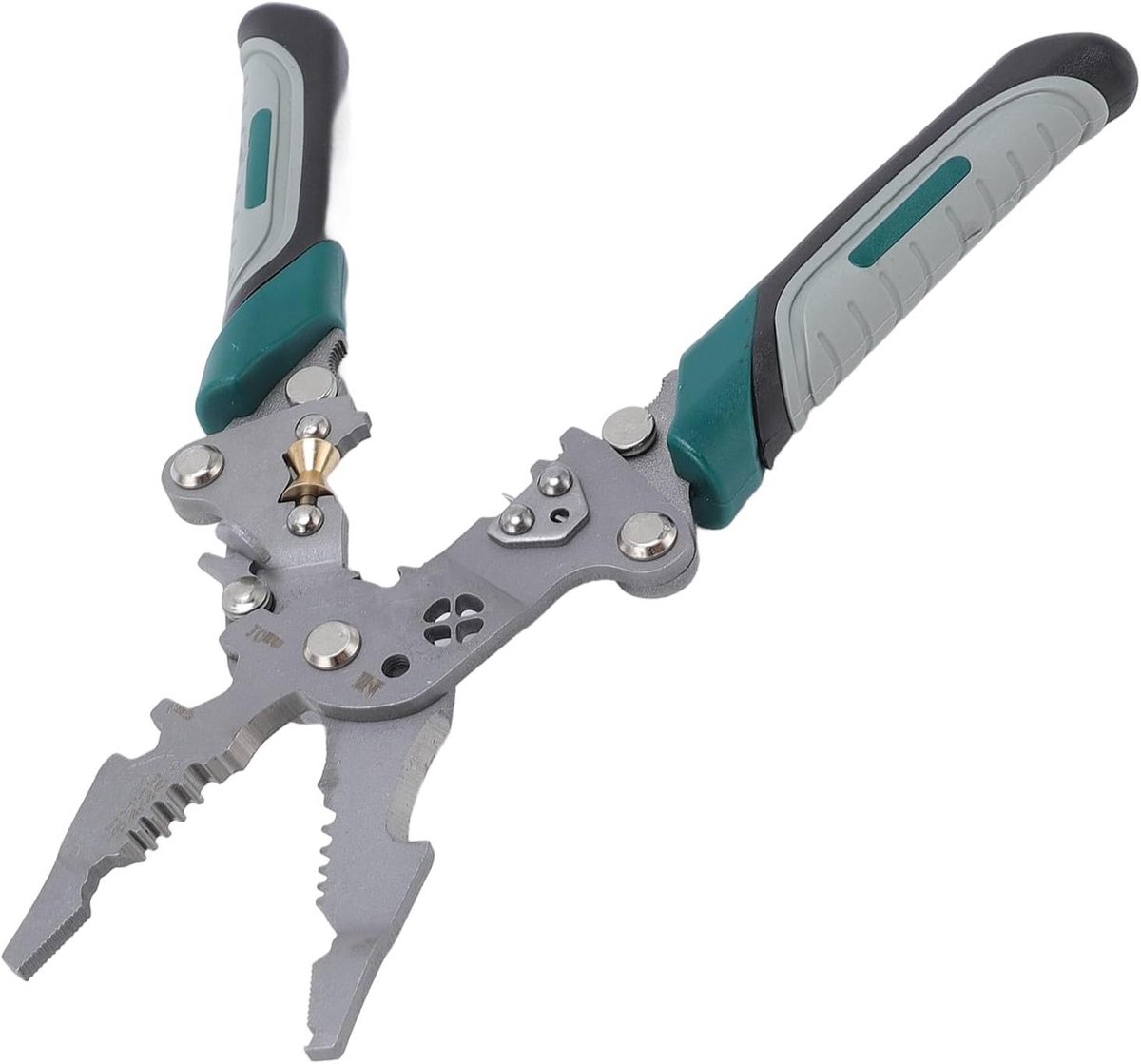 Draadstripper - Striptang Krimper - Elektra Werk - 16-in-1 Multifunctioneel - 0.08-1.6 mm - Grijs