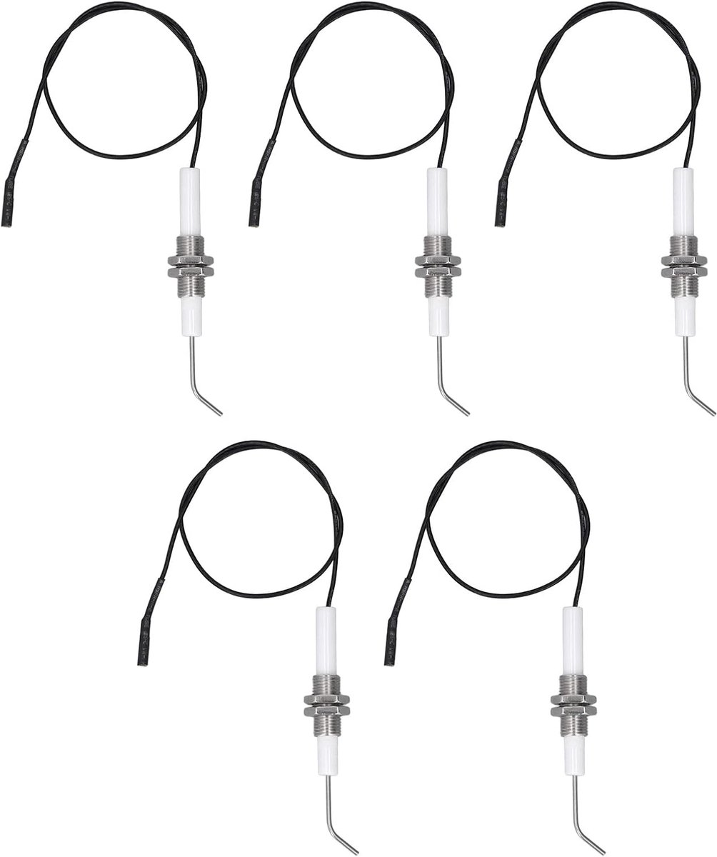 5 Stks Lange Gas Grill Kachel Elektrode Bougie Elektronische Ontsteking Elektrode Keramische M10 Oven Ontsteking Schroefdraad Elektrode voor Drukknop Piezo Ontsteker