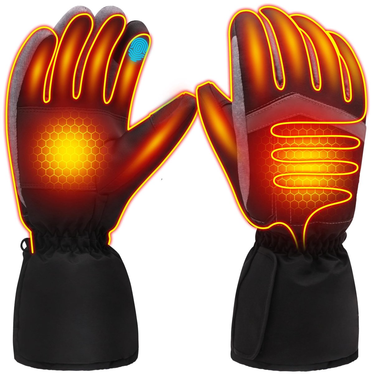 Omgoods - Verwarmde Handschoenen voor Dames - Oplaadbare Batterij - Winter Werk Handschoenen