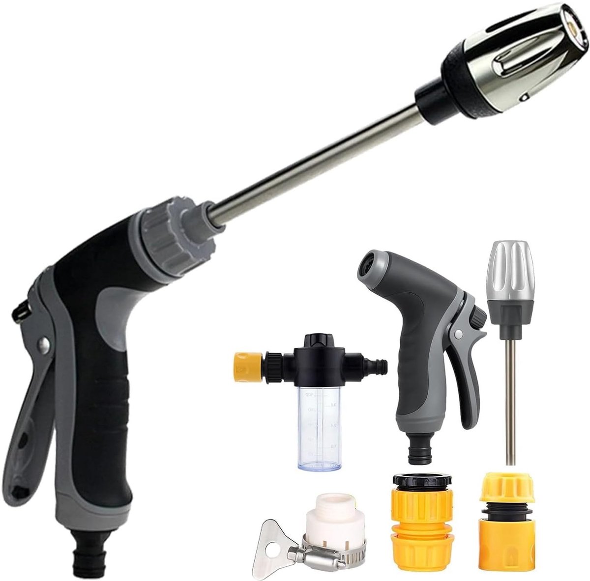 Omgoods - Hoge Druk Spuitpistool Set met Schuimdispenser