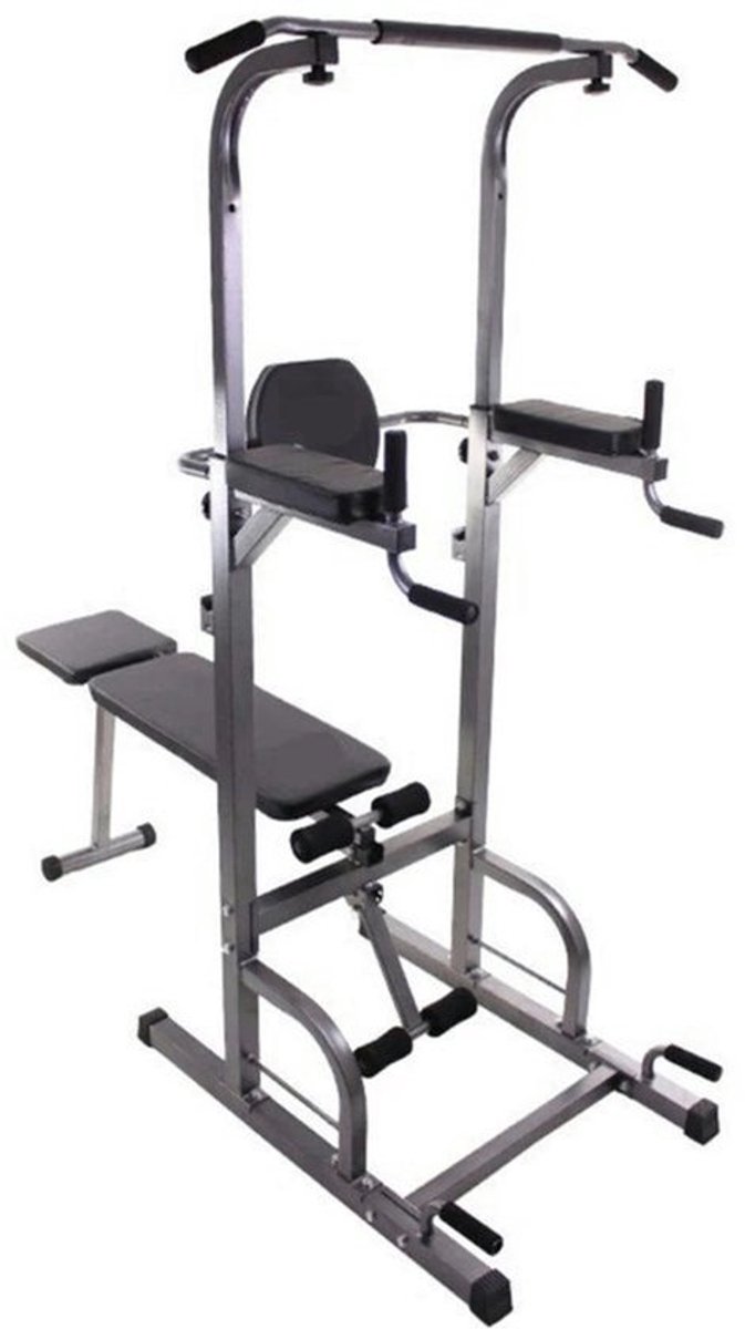 Verstelbare Buikspierbank - Fitnessbank - Halterbank - Fitness Bank - Multifunctionele Bench Press - Trainingsbank - Verstelbaar en Inklapbaar - Halterbank - Zwart