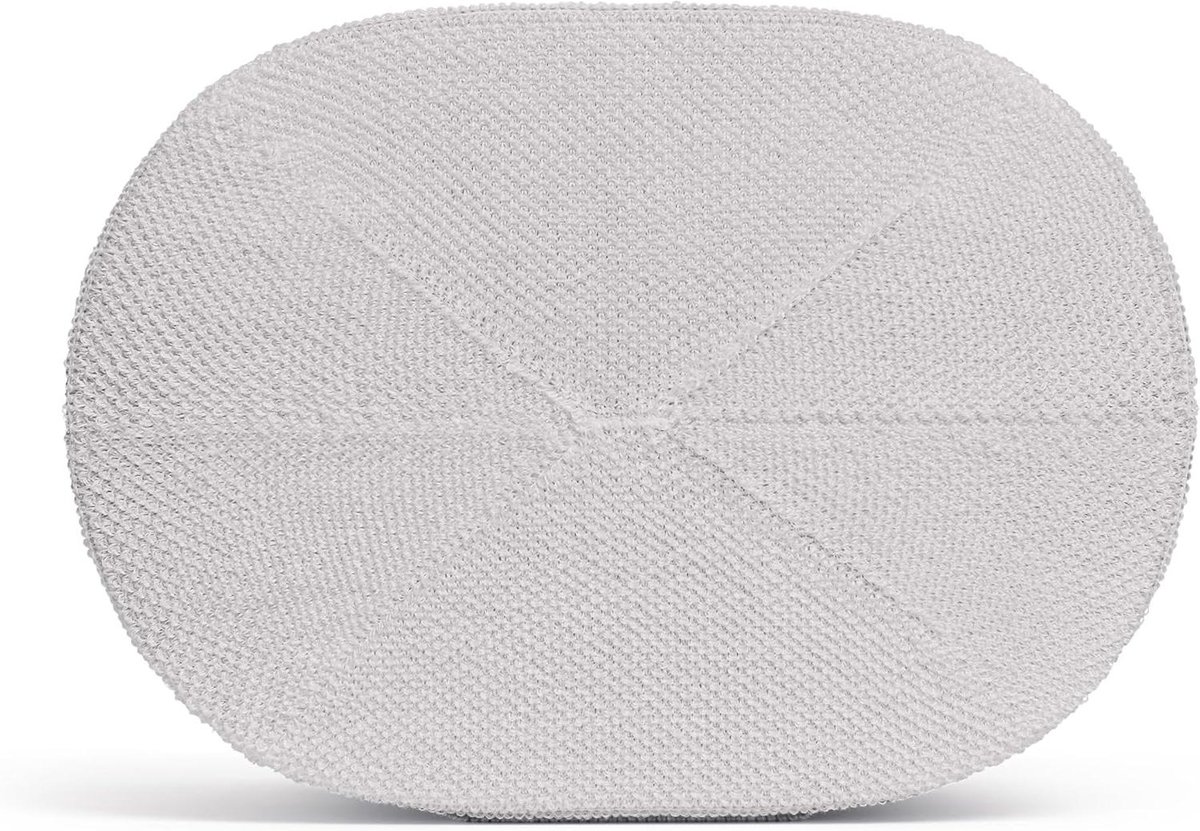 Luidsprekerhoes - Speaker Skin - Interieur Decoratie - Akoestisch Transparant - 26 x 16 x 185 cm - Wit