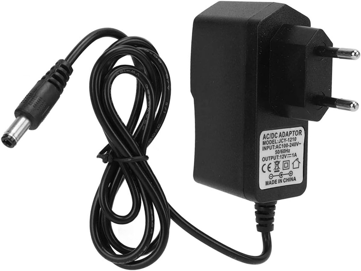 12V 1A Voedingsadapter, Monitoring Vervangende Voedingsadapter, Isolatie Constante Stroom Functies Adapter 100~240V EU-stekker