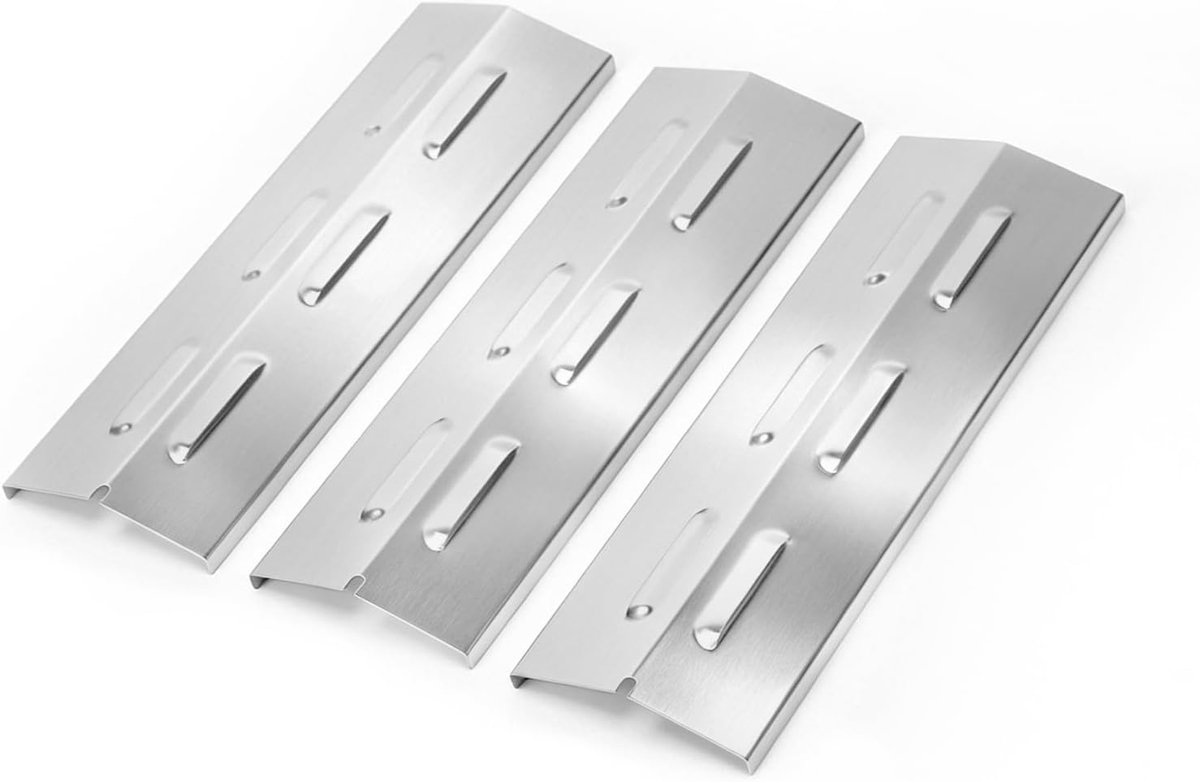 36,5 x 12 cm universele branderafdekking, reserveonderdelen voor Enders Boston Pro 3K, Enders Chicago 3, Enders Boston 6 Kr Turbo, Tepro 3561, Barbecook Brahma 4.0, roestvrijstalen vlamverdeler