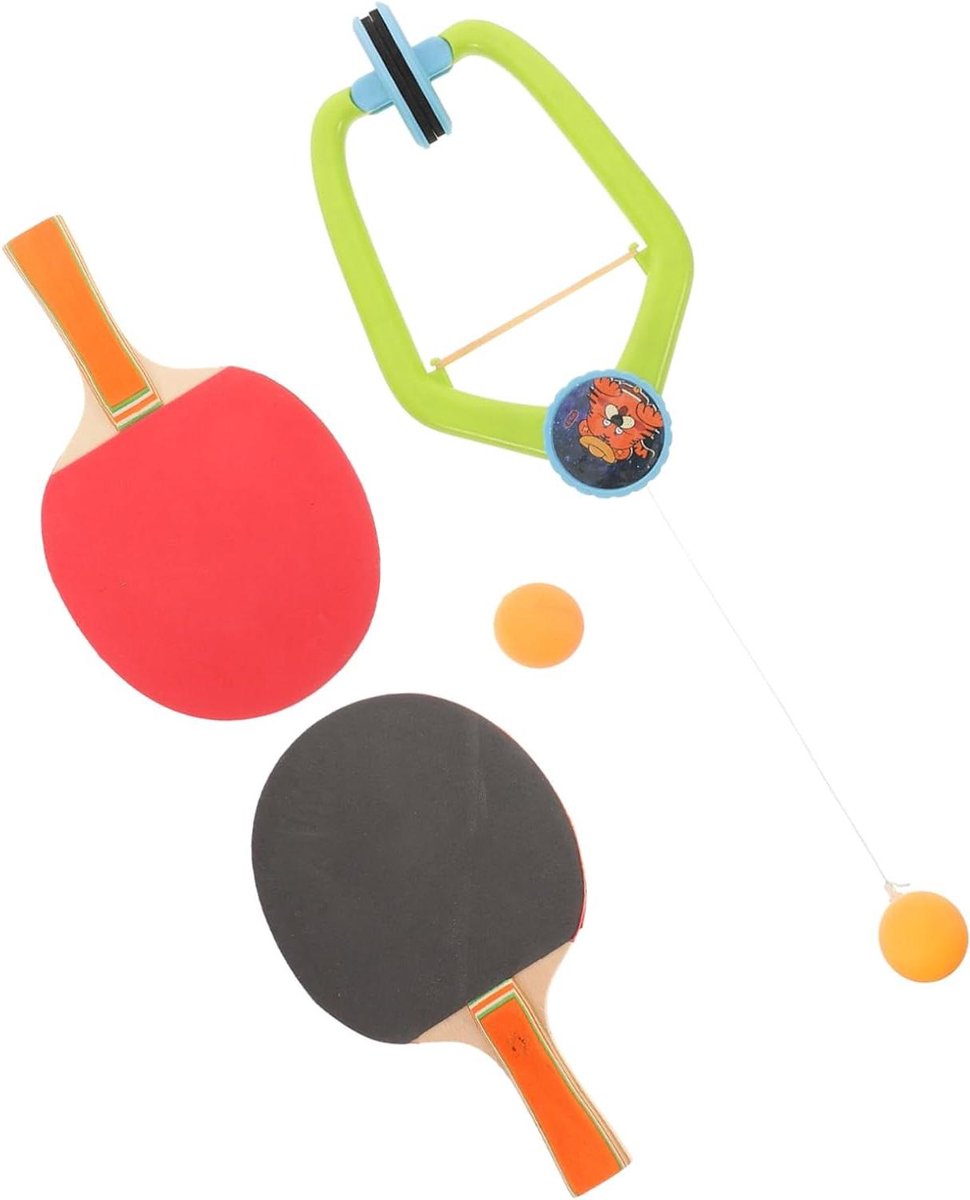 Tafeltennis Trainer - Ping Pong Oefenapparaat - Vaardigheden Verbeteren - Verstelbare Hoogte - 25 x 15 x 1 cm