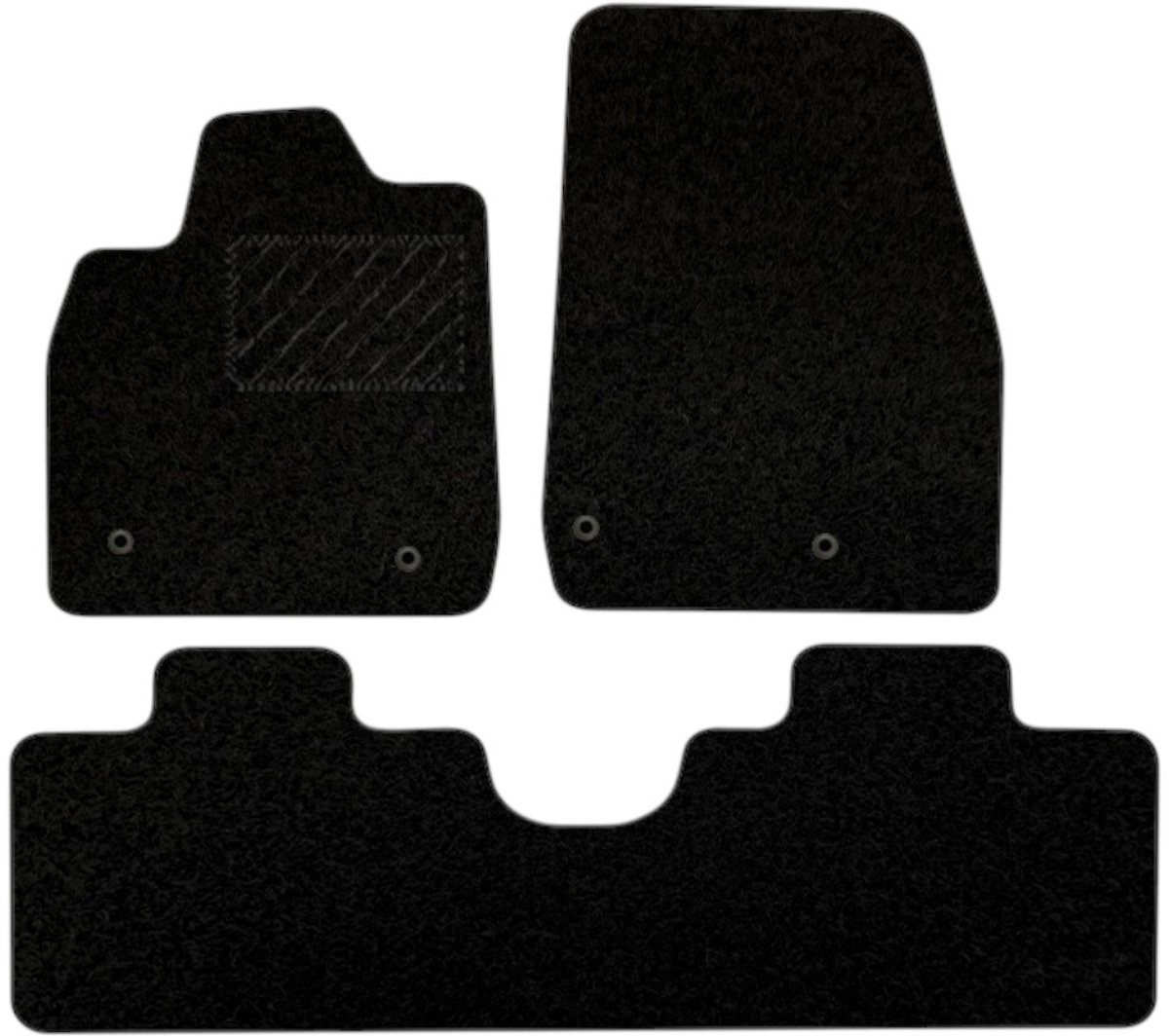 Automatten Ford Mustang Mach-E 2020-2026 - Naaldvilt - Perfecte pasvorm - 3-delig