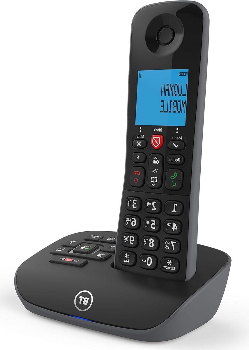 Draadloze Telefoon - Vaste Lijn Telefoon Thuis Telefoon - Rustig Bellen - Blokkeert Overlast Oproepen - Enkele Handset - Zwart