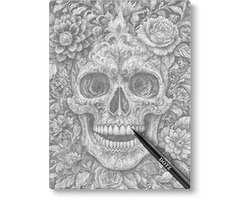 Doodshoofd | Dot painting | 40x50cm | Dot painting | Oh My Dotz | Dots stippen | Diamond painting & Schilderen op nummer alternatief | Happy hobby