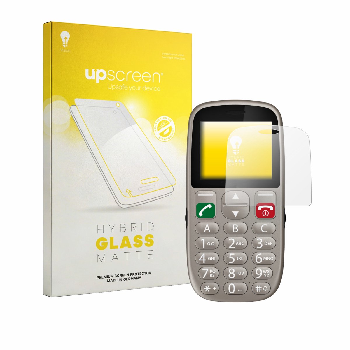 upscreen - Screenprotector voor Gigaset GL395 - Folie Beschermfolie Beschermglas matte