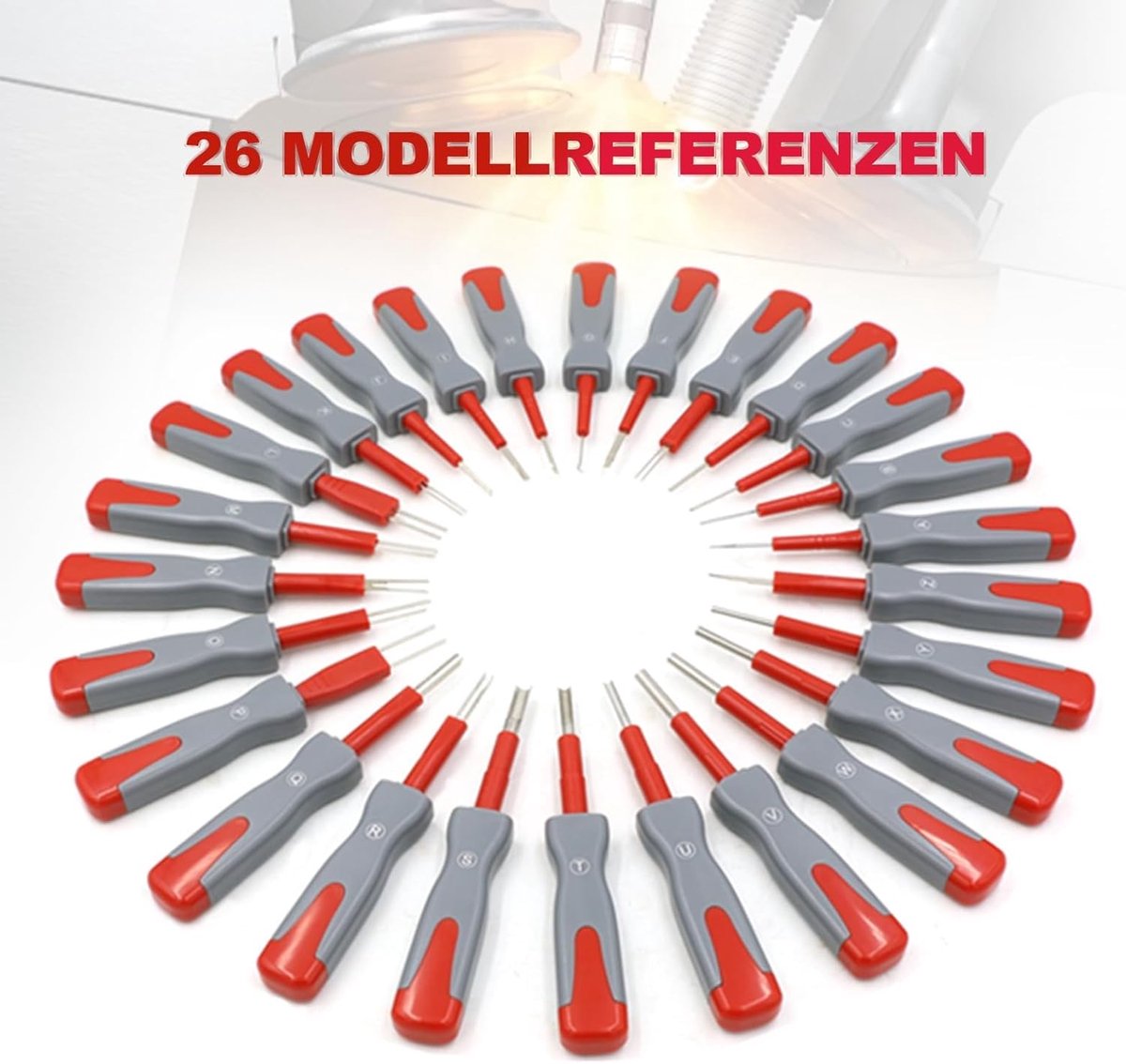 26-delig Terminal Verwijderingsgereedschapset, ISO-stekker