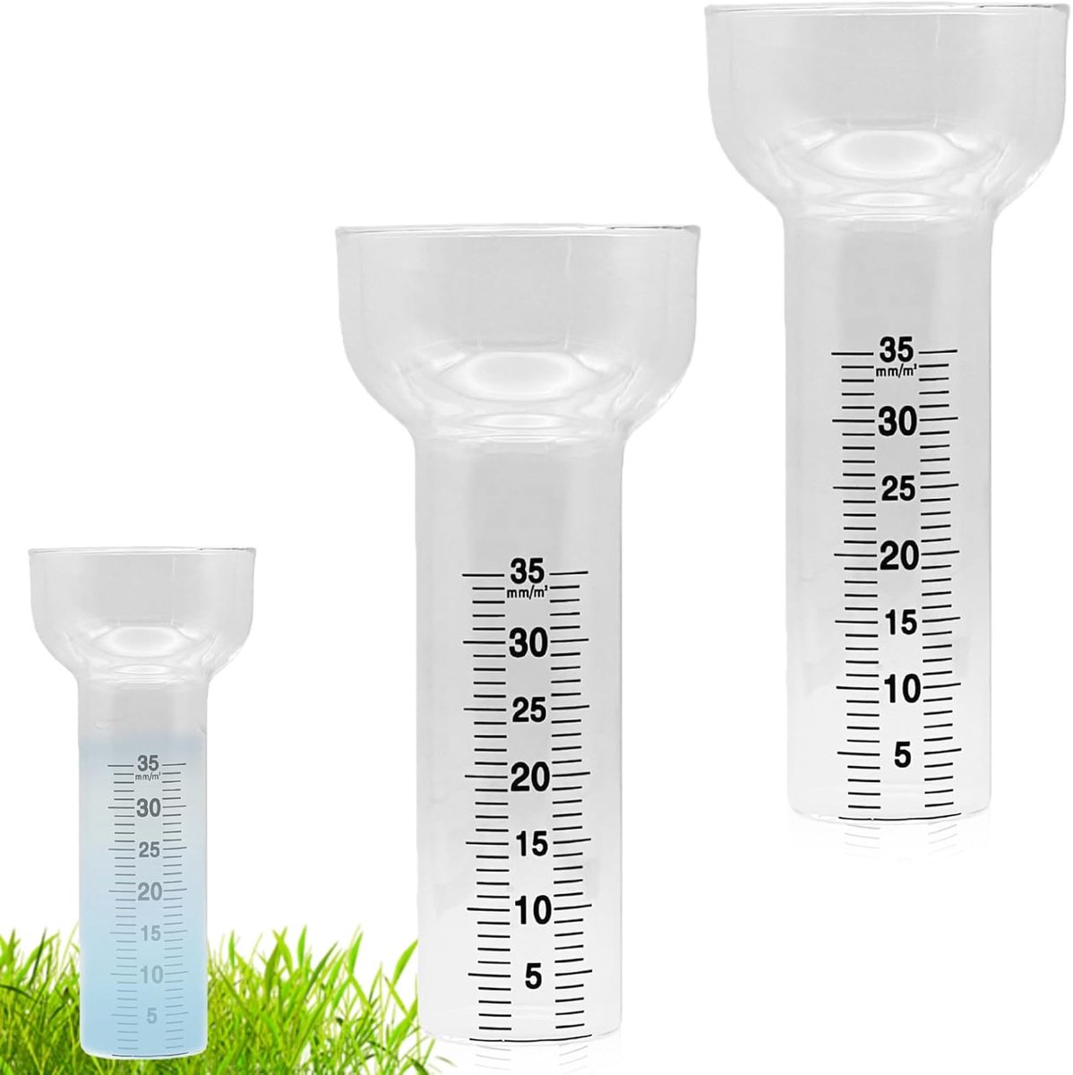 Regenmeters, vorstbestendig, regenmeter, reserveglas voor metingen