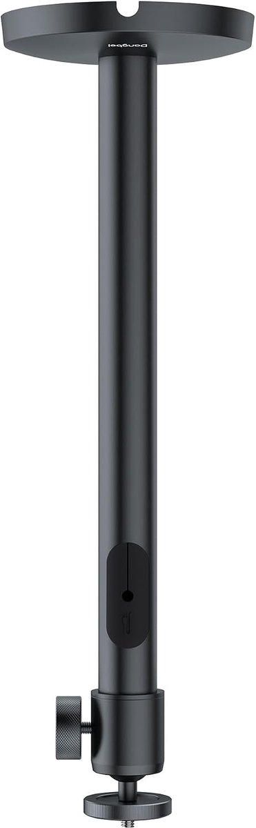 SnelShoppen - Projector Plafondbeugel, Hoogte Verstelbaar van 10 tot 40 cm, Projector Bevestiging met 1/4 Inch Schroef, Geschikt voor Diverse Projecto