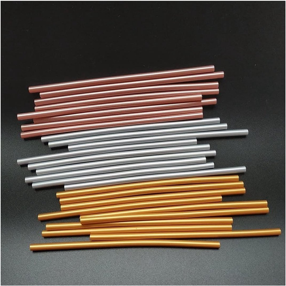 Hotmelt Lijmsticks - Lijmstift Hete Smelt - Handwerk Decoratie - Hoge Viscositeit - 7mm x 200mm 20 stuks - Glans