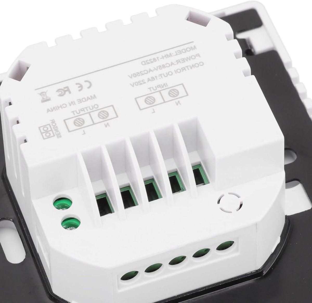 Slimme Thermostaat - Temperatuurregelaar - Vloerverwarming - Geheugenfunctie - 85V-240V - Wit
