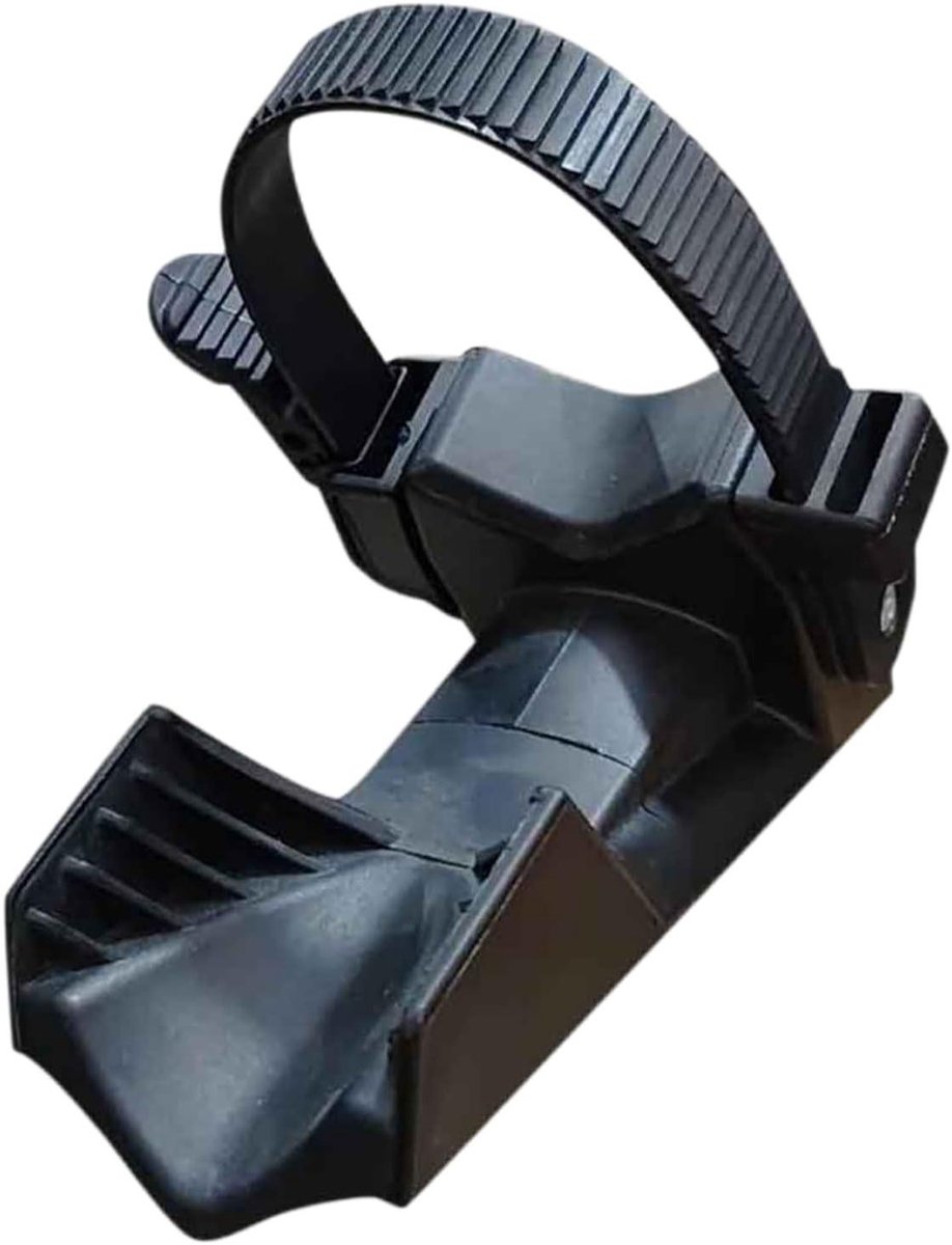 Voorwielstopper Fiets - Fietsstandaard Wiel - Fiets Transport - Brede Banden Ondersteuning - 17 cm - Zwart