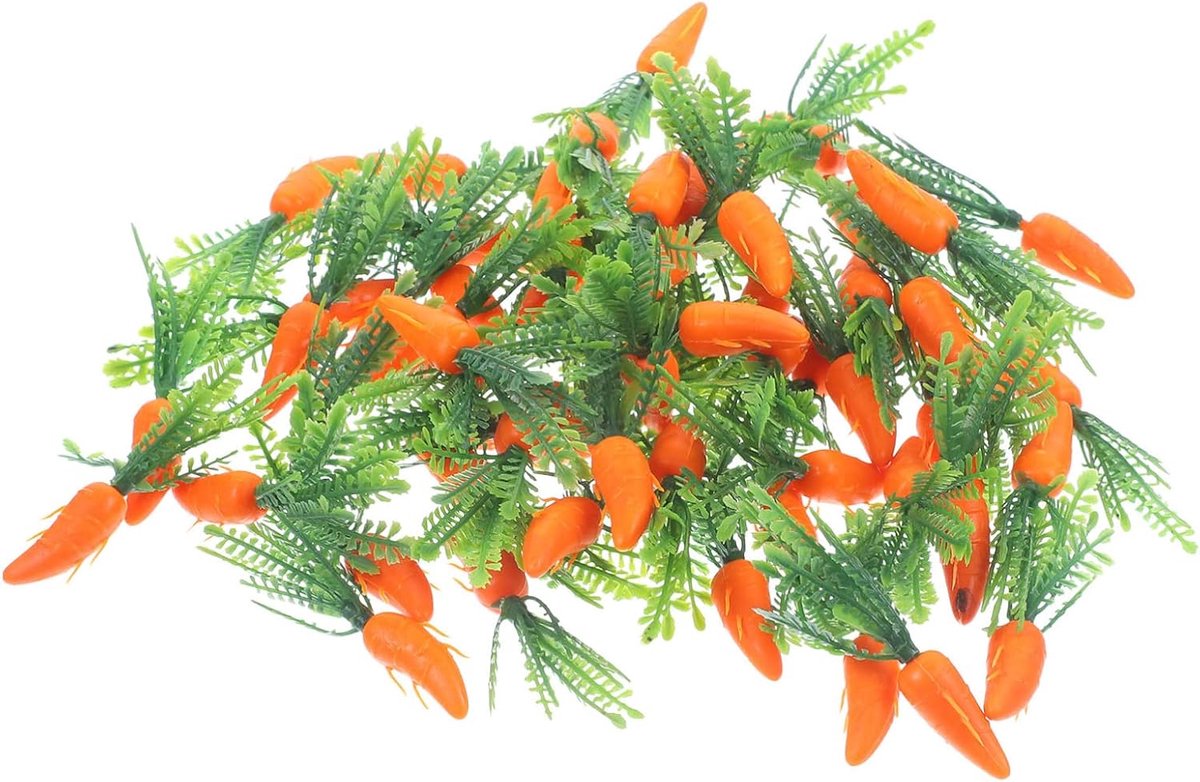60 stuks gesimuleerde wortels, valse wortelen, Thanksgiving-plastic