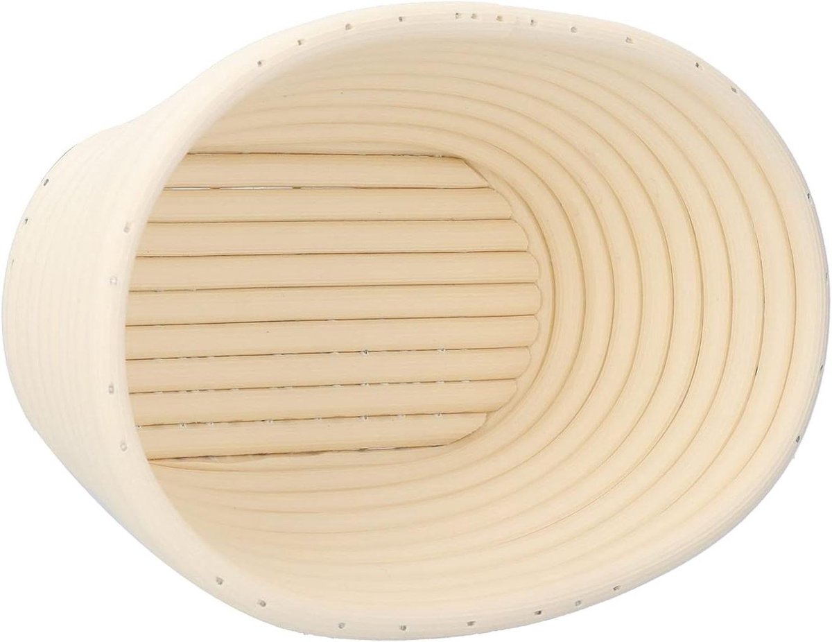 Brood Fermentatie Mand - Rijsmand Bakken - Brood Bakken - Uniek Geweven Ontwerp - 21 x 14 x 8 cm