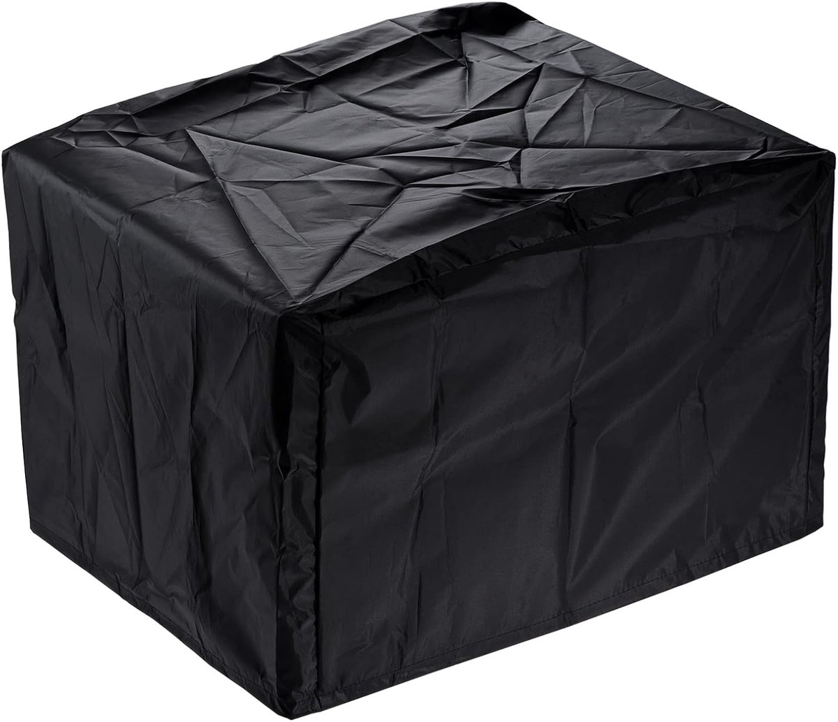 Universele stofhoes voor monitoren, 40 x 40 x 32,6 cm, Oxford-weefsel, antistatisch, waterdicht, multifunctionele hoes voor bescherming, zwart