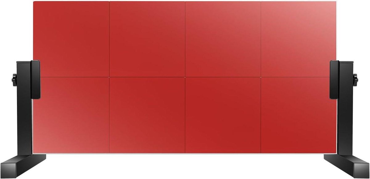 Tafeltennis Returnboard - Pingpong Trainingsbord - Zelfstandig Trainen - 360 Graden Hoekverstelling - 66 x 20 x 33 cm - Rood
