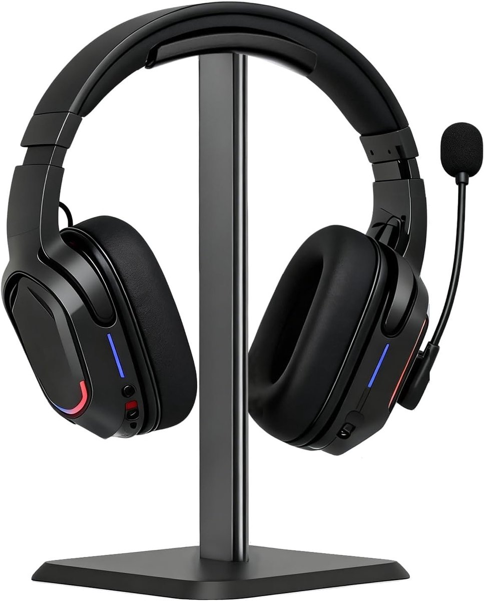 SnelShoppen - Headphone Holder, Afneembare Hoofdtelefoonstandaard, TPU Antislip Stand voor Over-Ear Gaming Desk Accessoires, Gemakkelijk te Monteren,