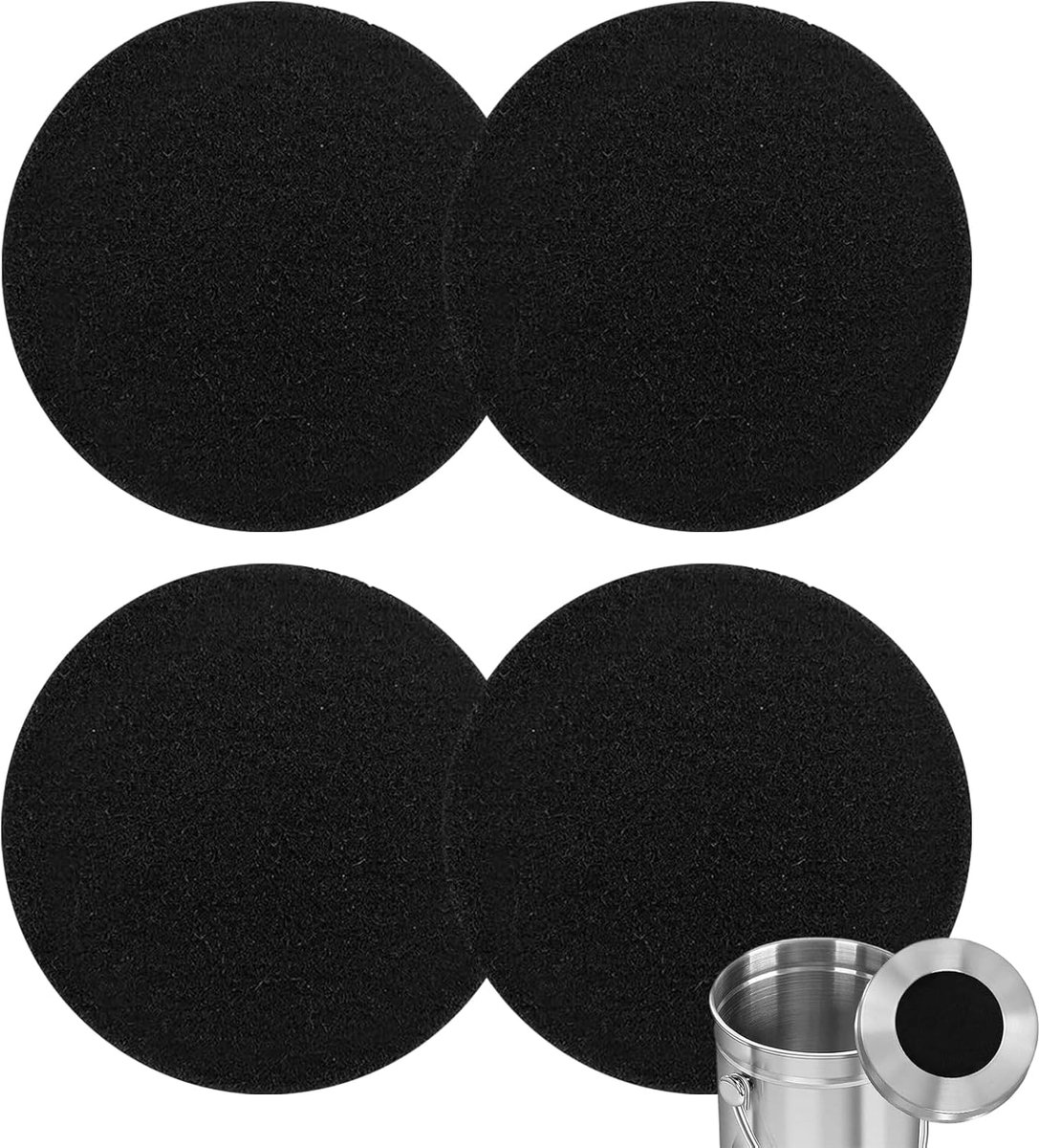 rond voor voedselafval, actieve koolfilters vervanging compost Pail