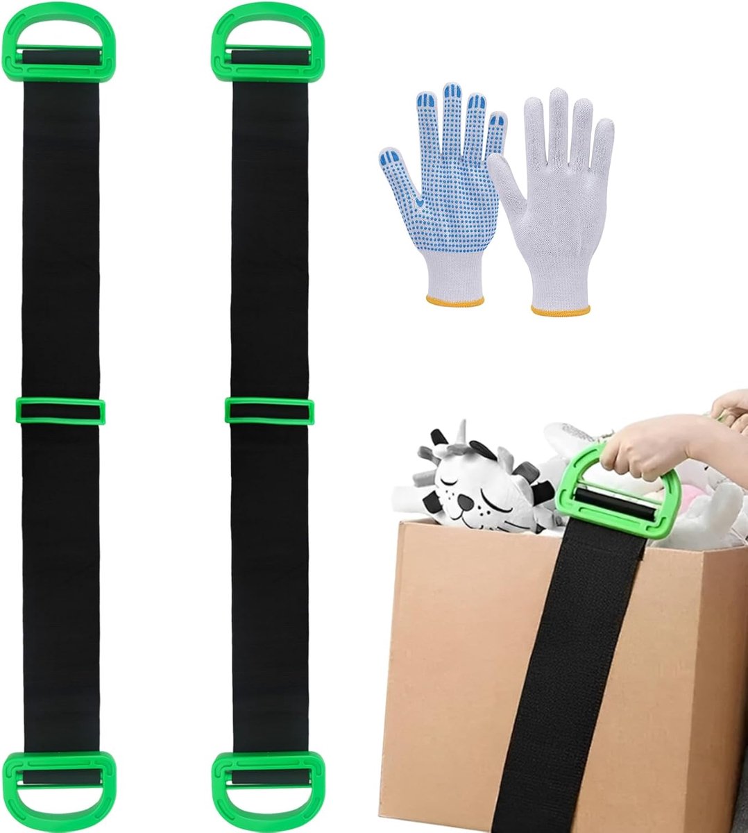 verhuizing, verstelbaar, zware belasting, meubeldraagriemen, lasten