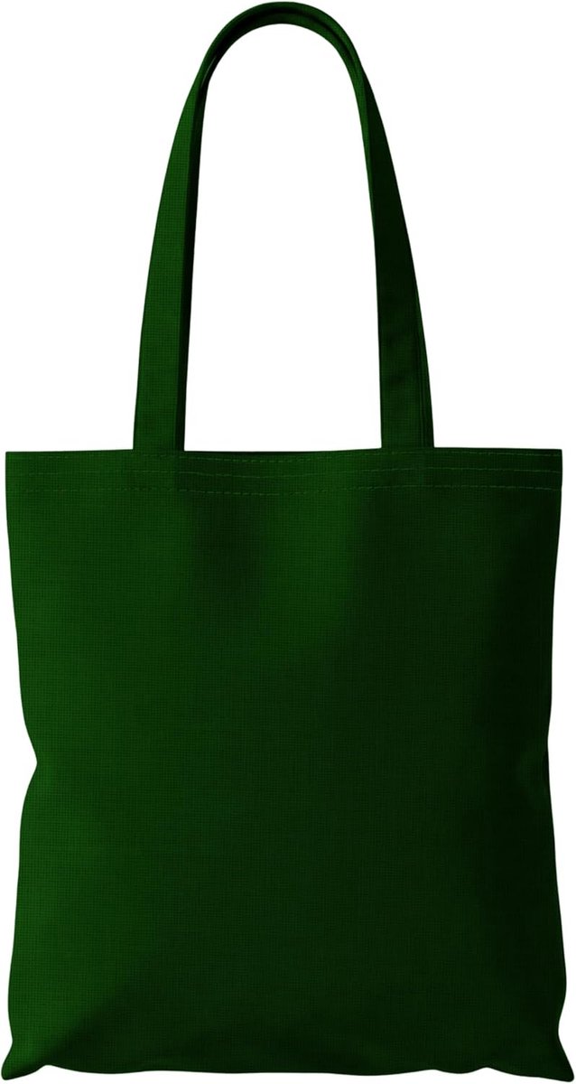 Bag 100 Katoen – Stoffen Tas 38×42 cm met Lange Hengsels Herbruikbare