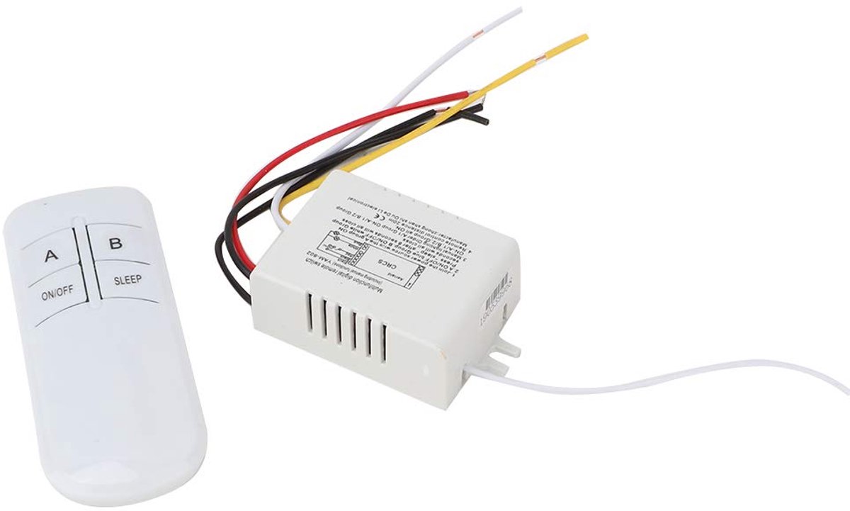 Afstandsbediening Schakelaar 2 Manieren AAN/UIT 220V Digitale Draadloze Muur Afstandsbediening Schakelaar + Ontvanger - ShopVlot