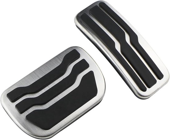 Pedaalhoezen Auto - Rem Gas Pedaal Cover - Auto Interieur Verbeteren - Antislip Rubber en RVS — afbeelding 5