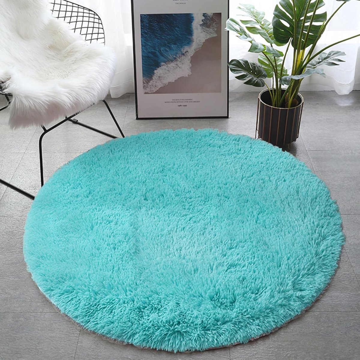 Woonkamer Tapijt - Zachte Vloerbedekking - Creëer Sfeer - Wasbaar & Antislip - 165 x 165 c