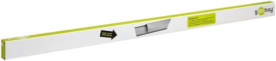 Lange, witte verpakking met groene accenten en Goobay logo. Tekst: WireDuct 50.