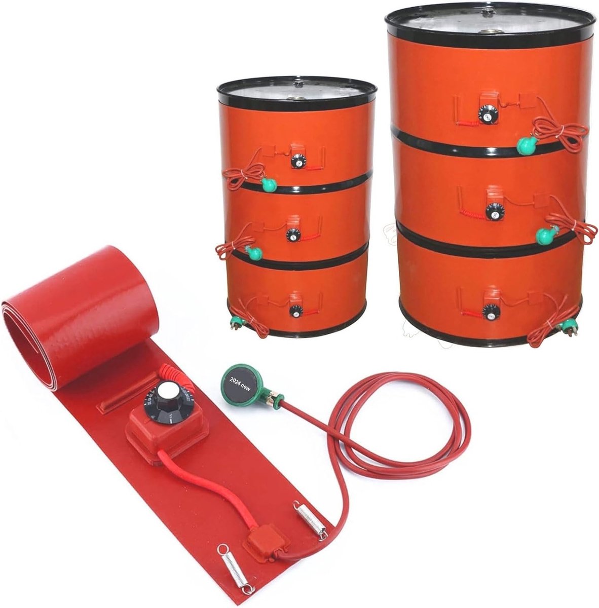 Verwarmingsband Vaten - Emmer Verwarming - Temperatuur Behouden - Instelbare Thermostaat -