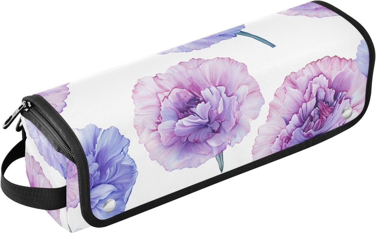Krultang Reistas - Opbergtas Haarstyling - Reizen en Thuisgebruik - Hittebestendige Mat - 37 cm breed - Kleurrijk