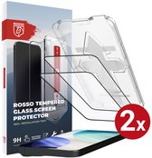 Rosso Screenprotector Geschikt voor iPhone 17 Pro | 9H Tempered Glass | Beschermglas | Glasplaatje | Case Friendly | Installatietray | Geen luchtbellen & stof | Eenvoudige montage | 2-Pack