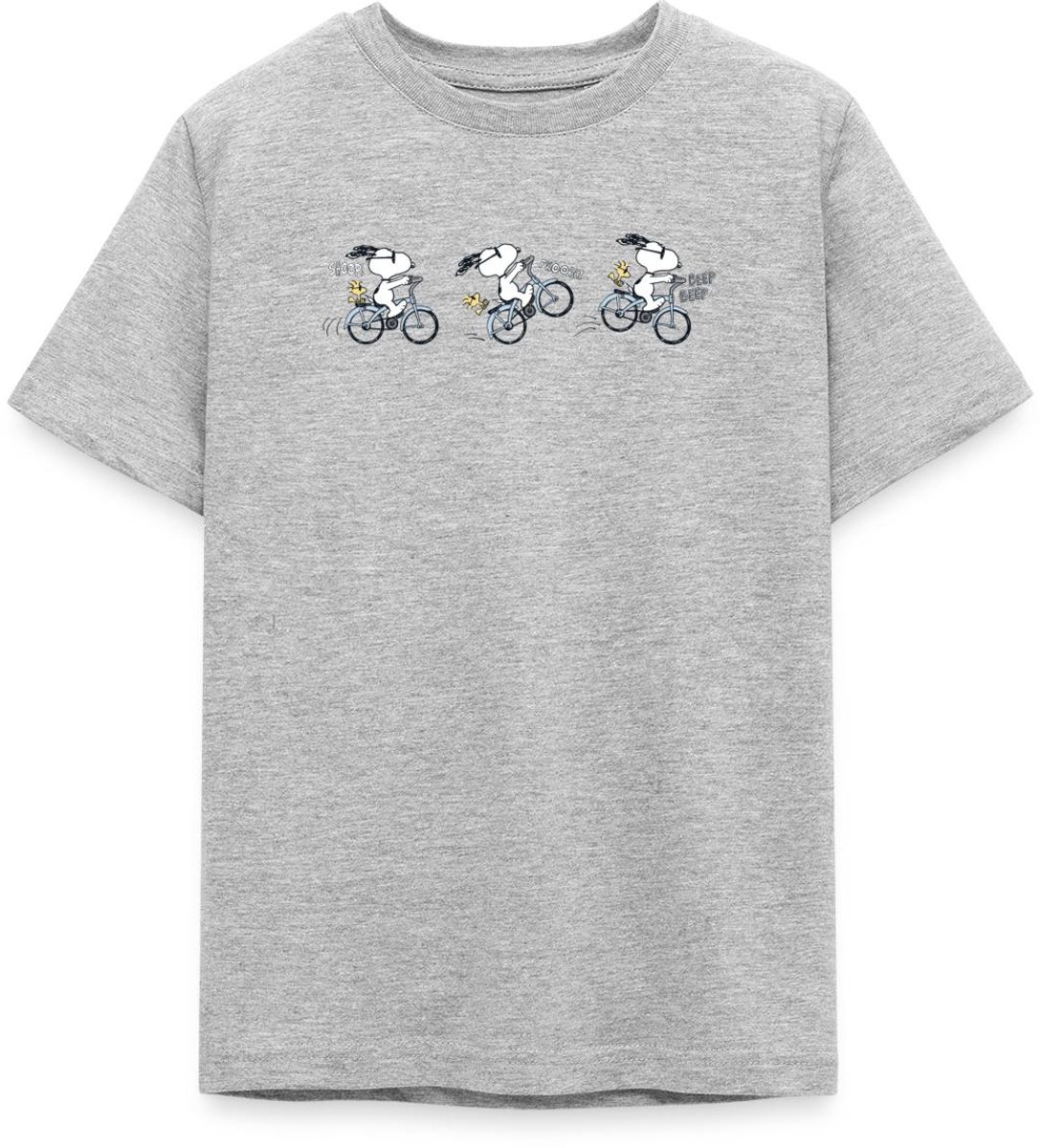 Peanuts Snoopy Fiets T-Shirt Tiener