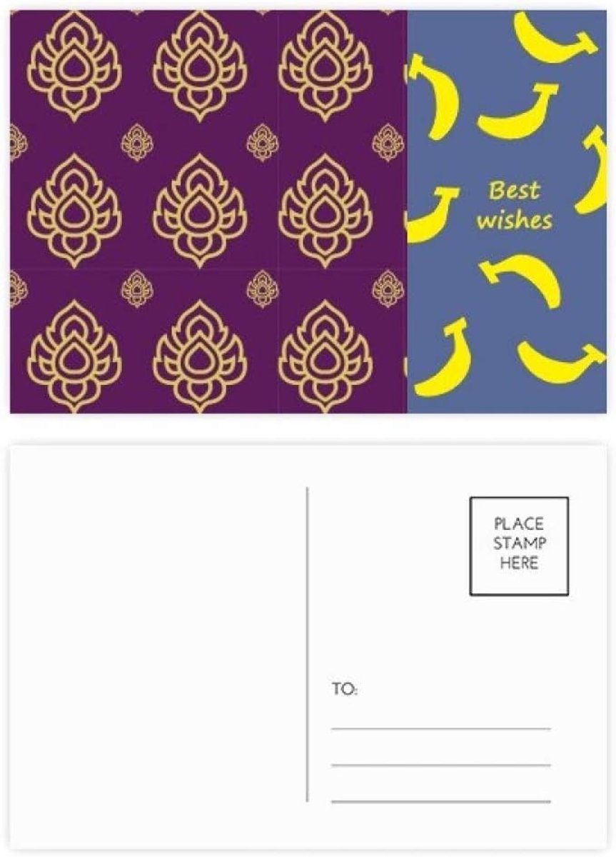 Ansichtkaarten Set - Bedankkaart Mailing - Notities Maken - Dubbelzijdig Bedrukt - 146 x 98 cm - Multicolor
