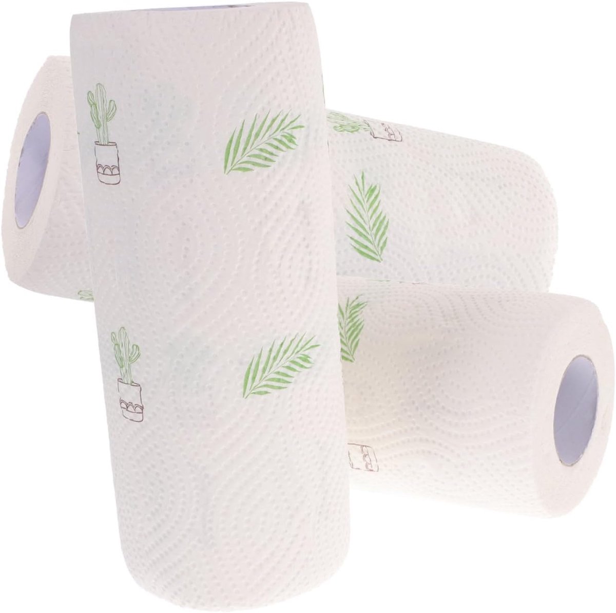 Keukenrol - Papieren doekjes - Keuken schoonmaken - Absorberend papier - 3 rollen - Decoratief