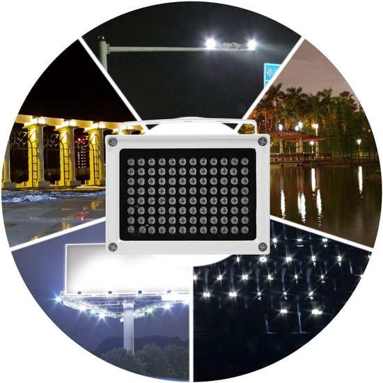 IR Lamp Array - Infrarood Verlichting Nachtzicht - Beveiligingscamera's Verbeteren - 96 LED's Ingebouwde Sensor — afbeelding 3