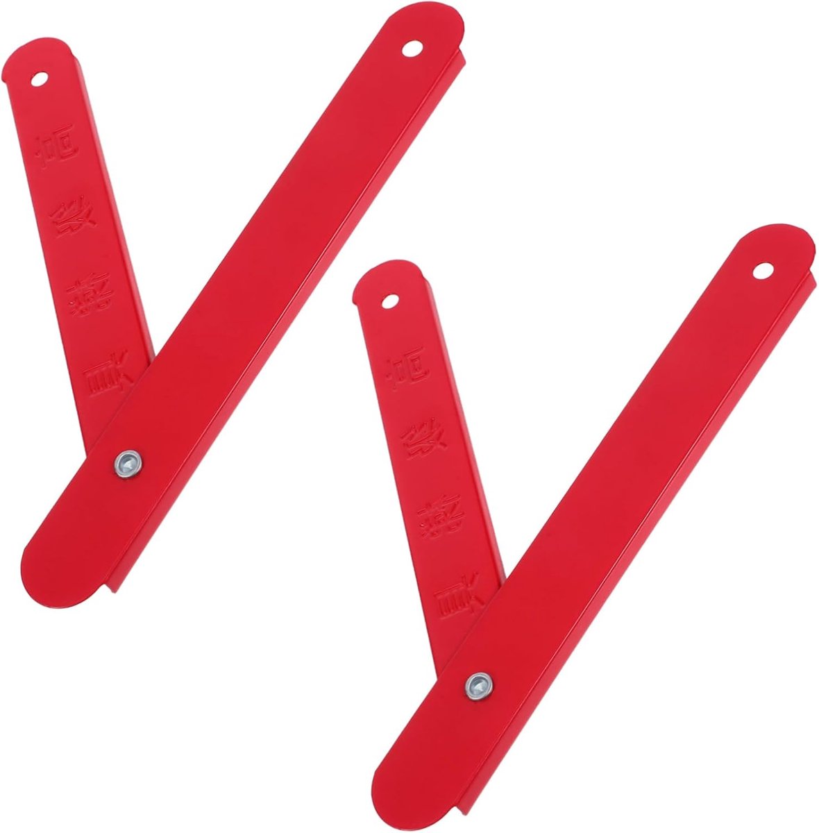 Scharnier Versterkingsset - Ladder Connector - Ladder Stabiliteit Verbeteren - Aluminium Versterkt - 21.5 cm - Rood