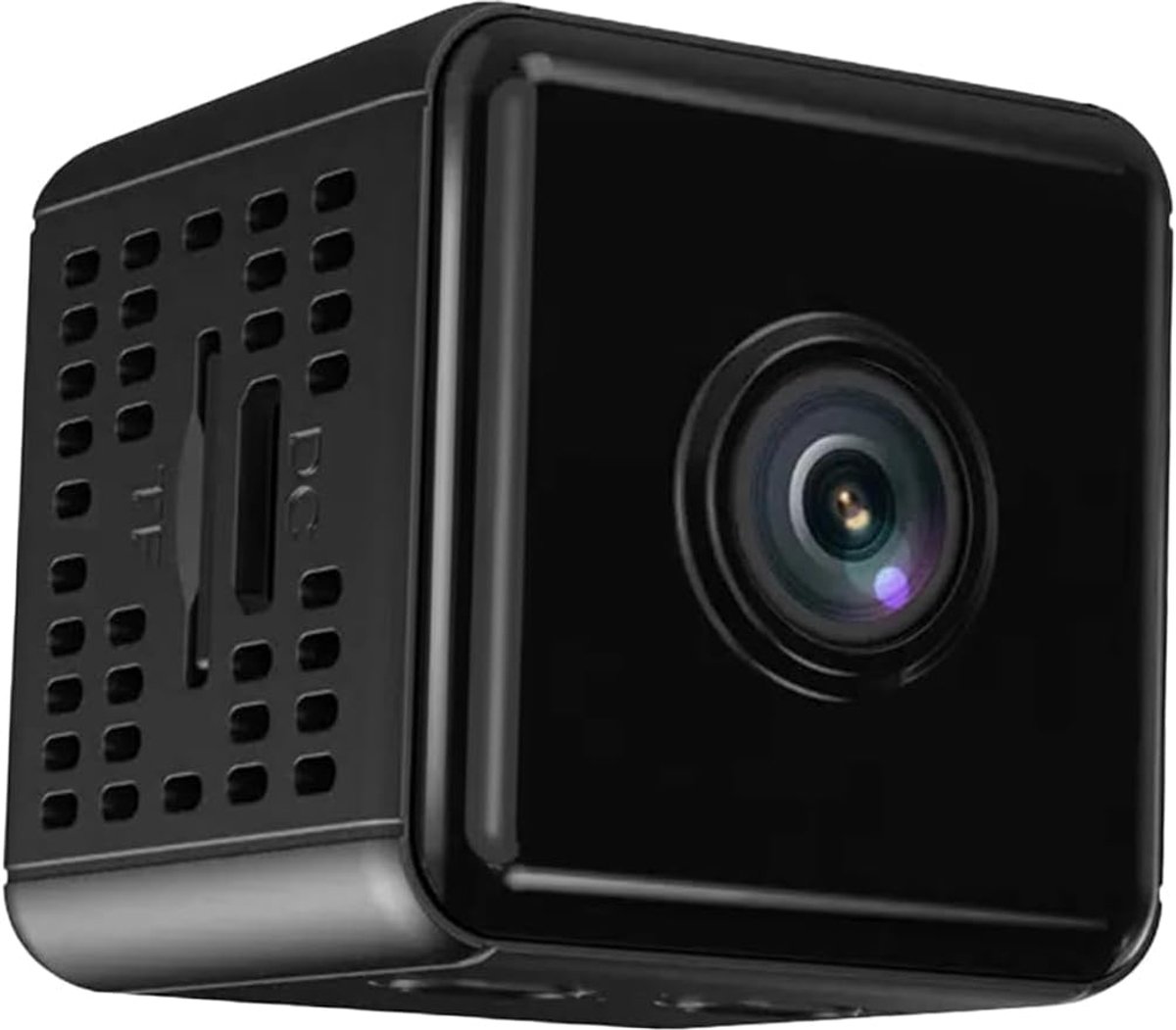 Thuiscamera Draadloos - Beveiligingscamera Buiten - Huisbewaking - Intelligente Bewegingsdetectie - 33x33x33 mm - Zwart